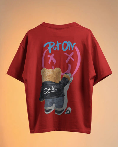 OVER SIZE TSHIRT 240GSM-DSR8H9 Back